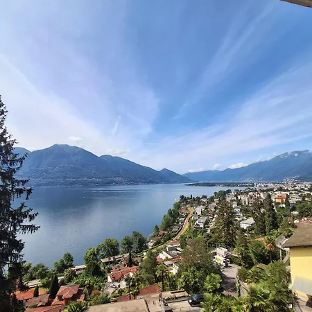 Apartment Chiar Di Luna By Quokka 360 - Loft With View Of Maggiore Minusio