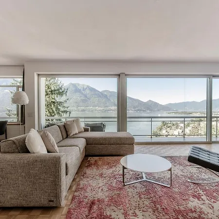 Chiar Di Luna By Quokka 360 - Loft With View Of Maggiore Appartement Minusio