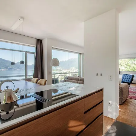 Appartement Chiar Di Luna By Quokka 360 - Loft With View Of Maggiore Minusio