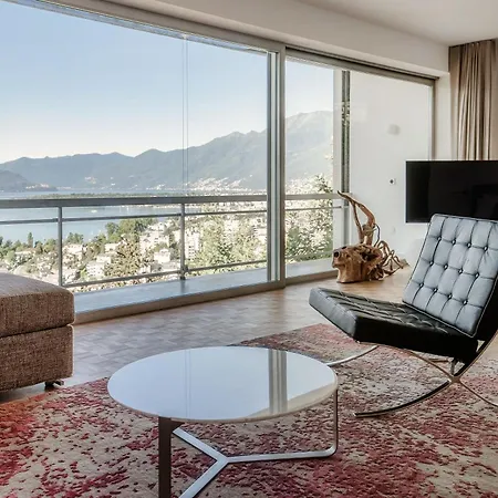 Chiar Di Luna By Quokka 360 - Loft With View Of Maggiore アパート Minusio